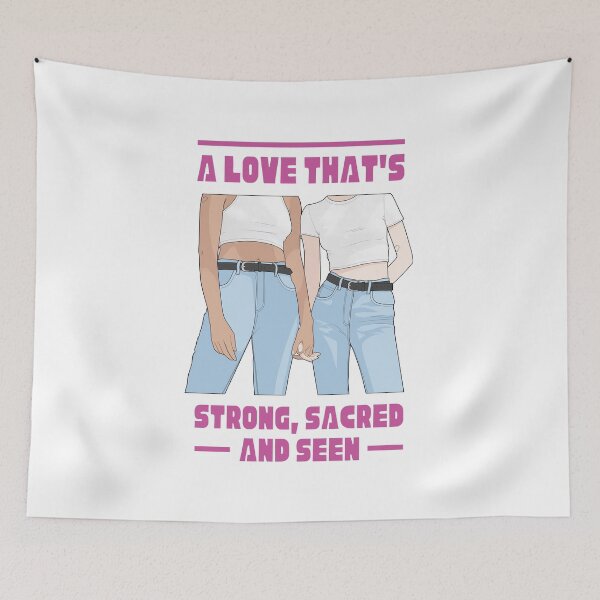 Item preview, Sacred Love | Love is Love Lesbian Couple designed and sold by ObsidianDaz.