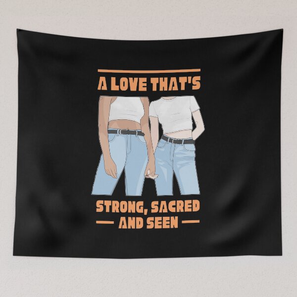 Item preview, Sacred Love | Love is Love Lesbian Couple designed and sold by ObsidianDaz.