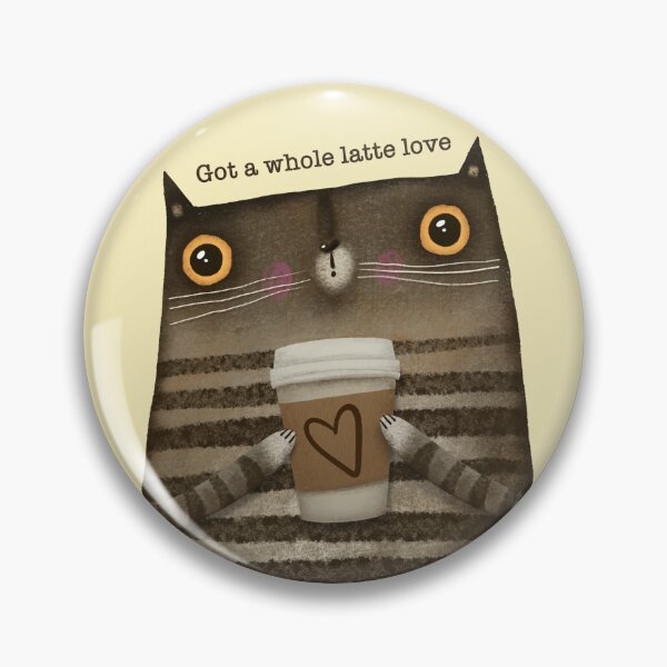 Item preview, Latte Love Cat designed and sold by poket.piktures.