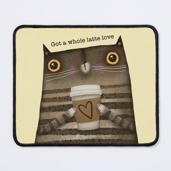 Item preview, Latte Love Cat designed and sold by poket.piktures.