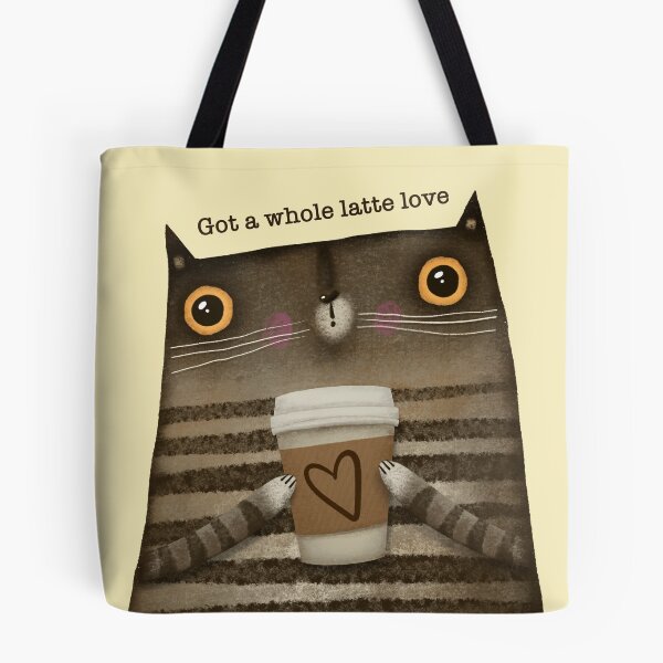 Item preview, Latte Love Cat designed and sold by poket.piktures.