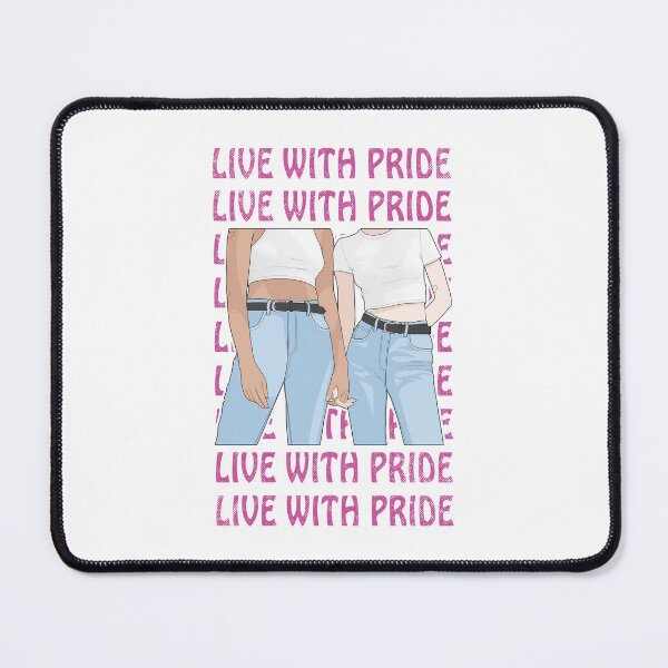 Item preview, Live with Pride | Love is Love Lesbian Couple designed and sold by ObsidianDaz.