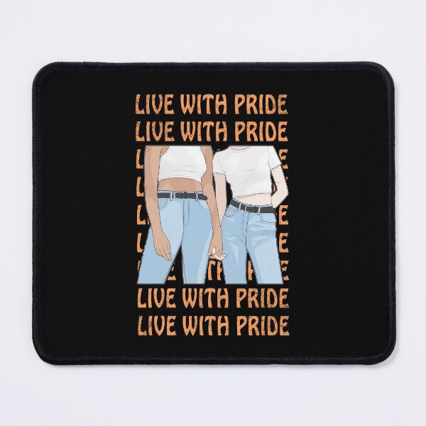 Item preview, Live with Pride | Love is Love Lesbian Couple designed and sold by ObsidianDaz.