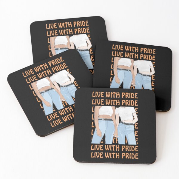Item preview, Live with Pride | Love is Love Lesbian Couple designed and sold by ObsidianDaz.