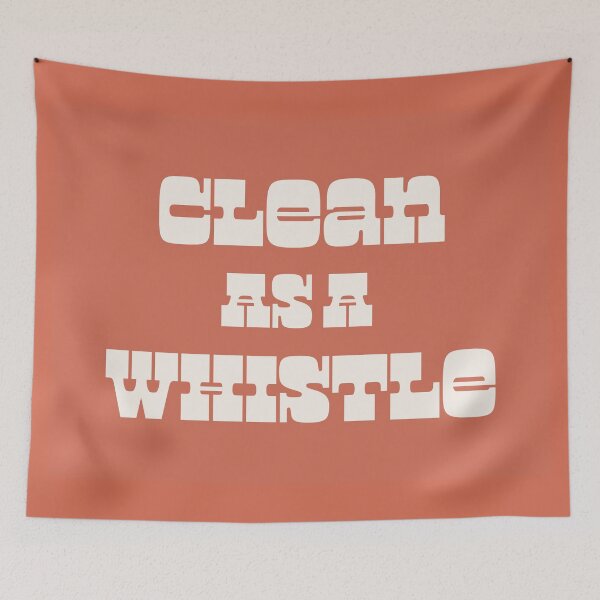 Item preview,  Clean as whistle quote (Brown Tone) designed and sold by Paigaam.