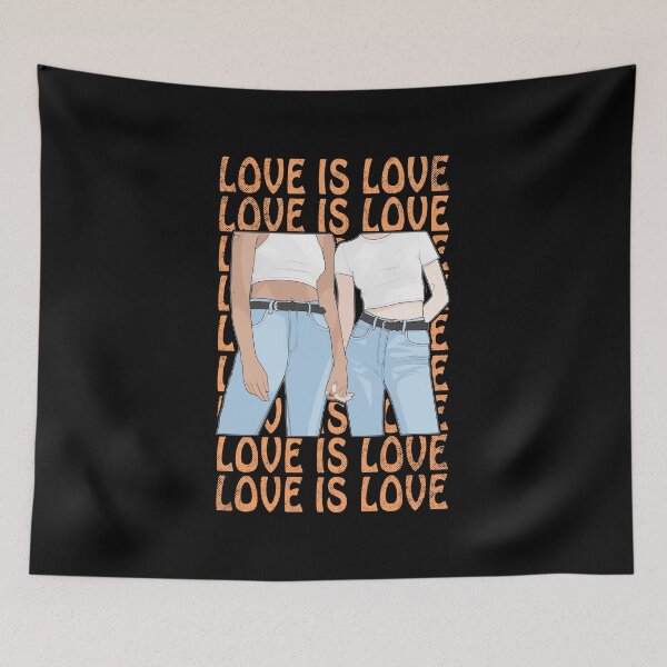 Item preview, Love is Love | Lesbian Couple Holding Hands designed and sold by ObsidianDaz.
