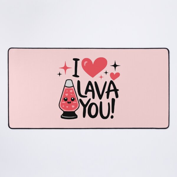 Item preview, I Lava You! Funny Lava Lamp Love Pun designed and sold by PMCreative.