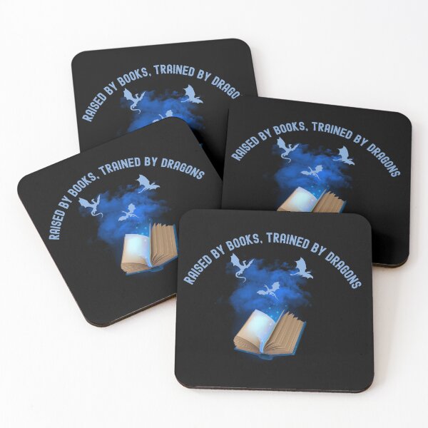 Item preview, Raised By Books Trained By Dragons T-Shirt Perfect Gift For Book Lover designed and sold by EvocatiVerse.