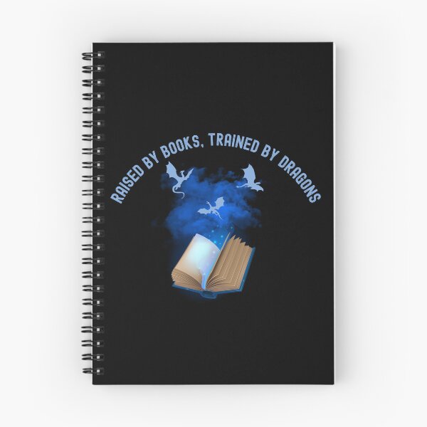 Item preview, Raised By Books Trained By Dragons T-Shirt Perfect Gift For Book Lover designed and sold by EvocatiVerse.