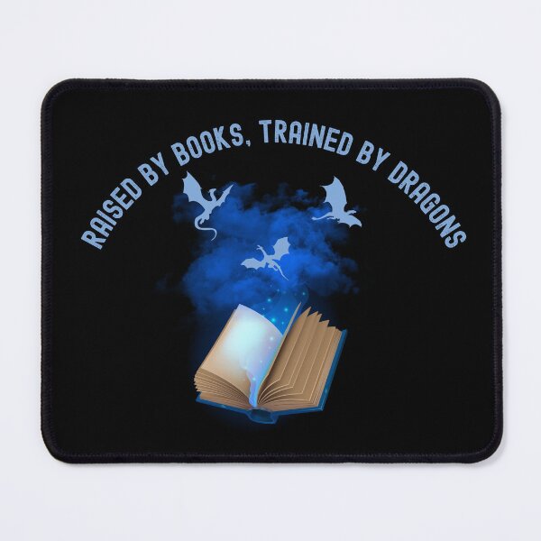 Item preview, Raised By Books Trained By Dragons T-Shirt Perfect Gift For Book Lover designed and sold by EvocatiVerse.