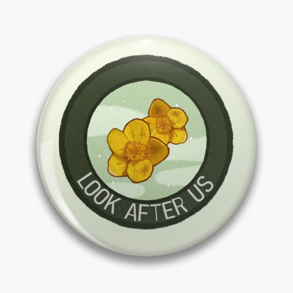 Item preview, Marsh marigold 'look after us' designed and sold by Kumomori_shop.