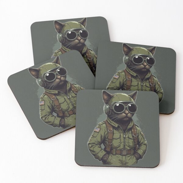Item preview, Fighter Pilot Cat designed and sold by Glam-OOTD.