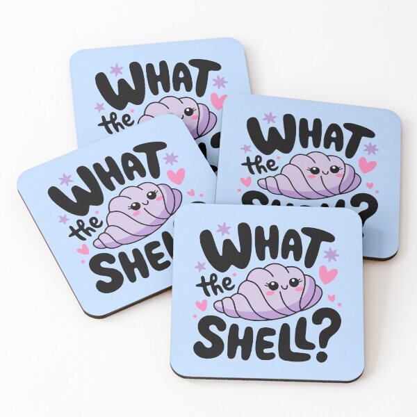 Item preview, What The Shell! Funny Cute Seashell Pun designed and sold by PMCreative.