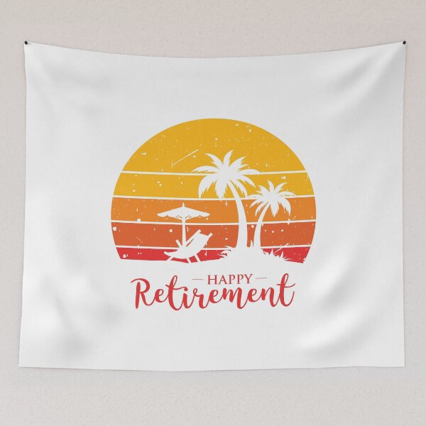 Item preview, Happy retirement designed and sold by Oval Shop.