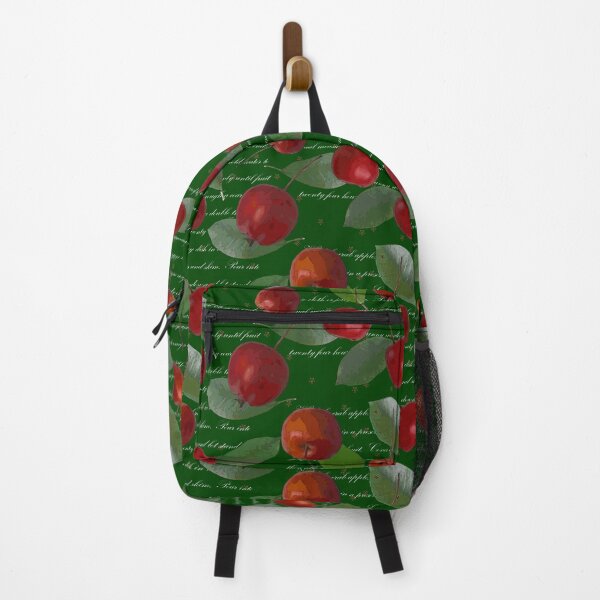 Item preview, CRABAPPLE JELLY HALFDROP WHITE TEXT ON GREEN 004001 designed and sold by Art in My Loft.