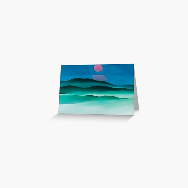 Item preview, Georgia Okeeffe Pink Moon Over Water 1924 designed and sold by htanart.