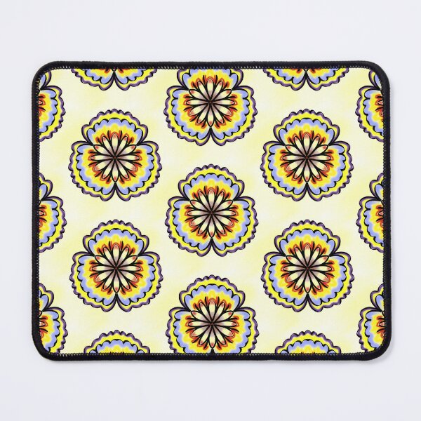 Item preview, Floral pattern on a yellow background designed and sold by Bulantanyong.