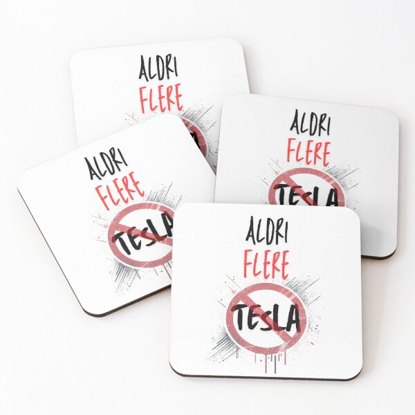 Item preview, Copy of Never more Tesla- black ( Norwegian) designed and sold by Wesira.