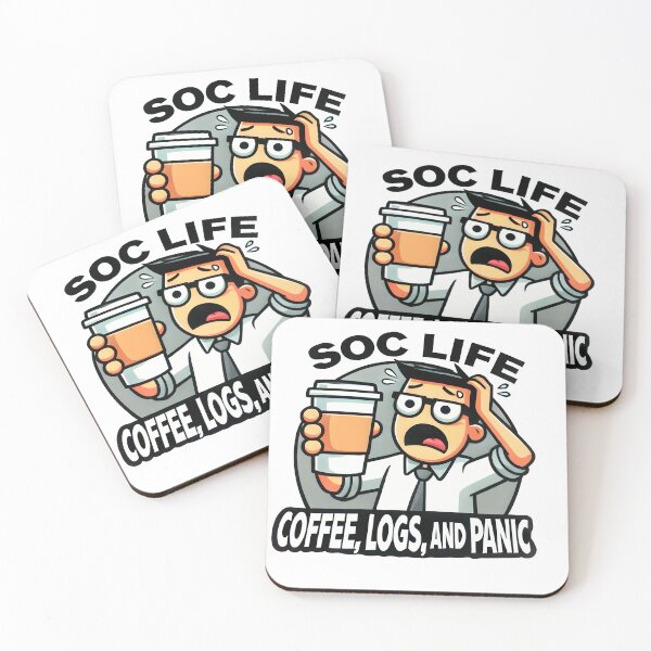 Item preview, SOC Life: Coffee, Logs, and Panic designed and sold by ImaginPictura.