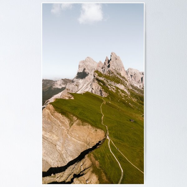 Seceda Photography in the Dolomites Alps Poster