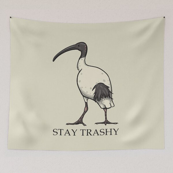 Item preview, Stay trashy - bin chicken designed and sold by Milanicole.