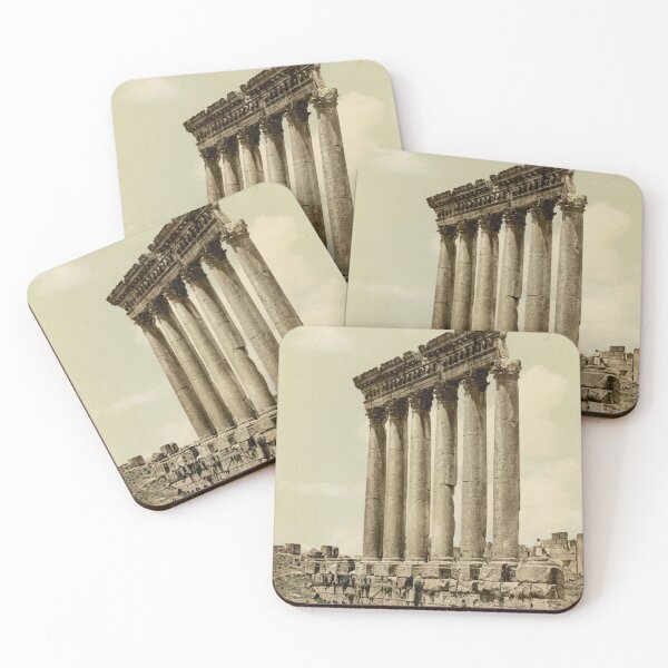 Item preview, View of Temple of the Sun in Baalbek designed and sold by 19th Century in Color.