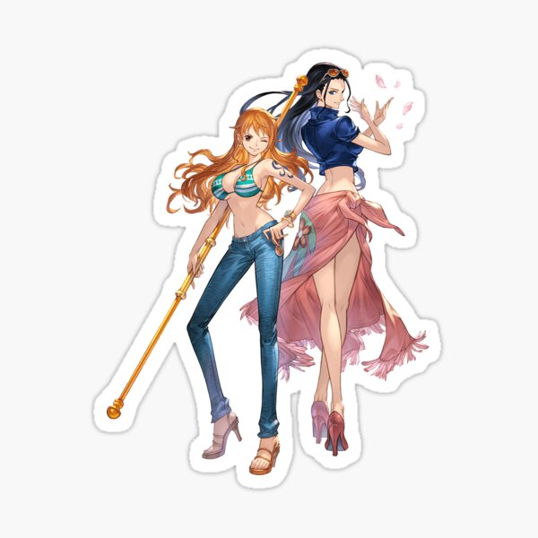 Artikel-Vorschau von One Piece Nico Robin und Nami, designt und verkauft von JuanitoCarteras.