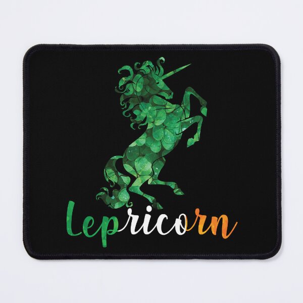 Item preview, Lovely Lepricorn Shamrocks Leprechaun Unicorn designed and sold by Faiza Styles.