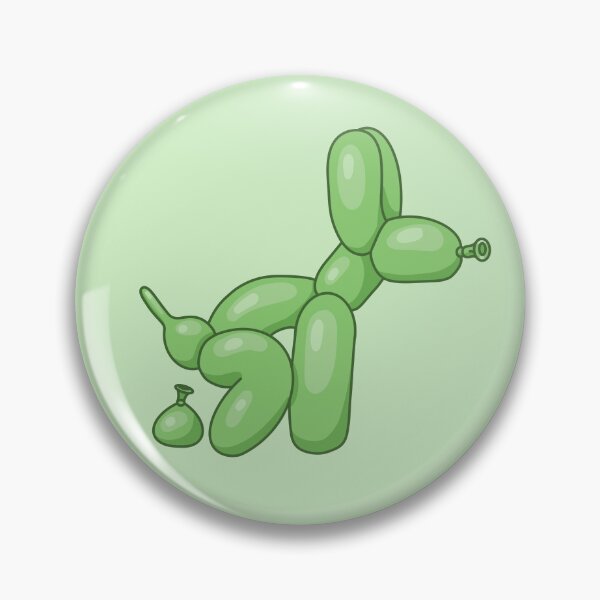 Artikelvorschau, Grüner Ballonhund macht Kot entworfen und verkauft von Milanicole.