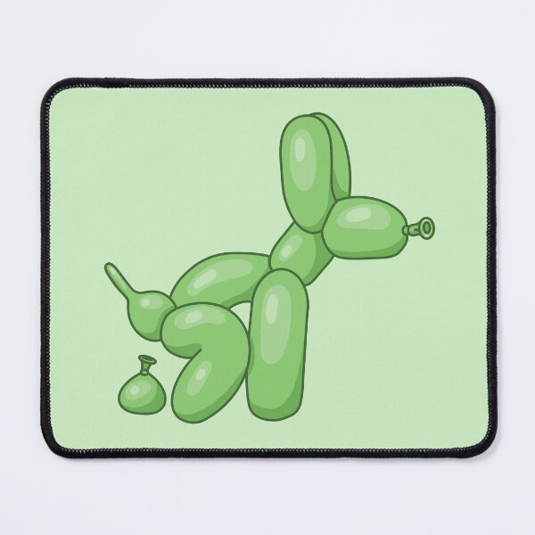Item preview, Green balloon dog pooping designed and sold by Milanicole.