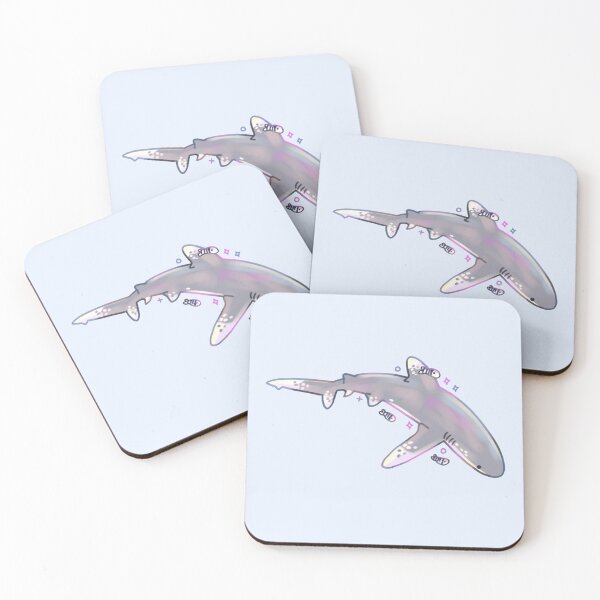 Item preview, Cute Oceanic Whitetip Shark   designed and sold by Mayarartsy.