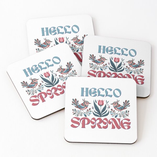 Item preview, Hello Spring Folk Art Design designed and sold by whee25.