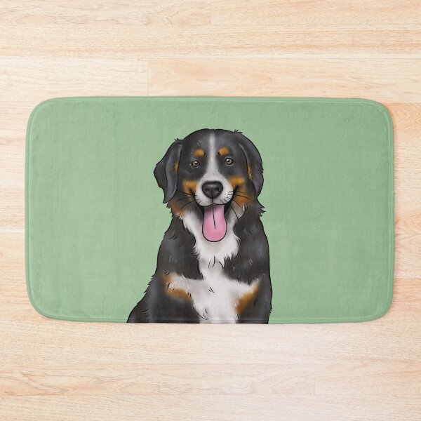 Item preview, Bernese mountain dog illustration designed and sold by Milanicole.