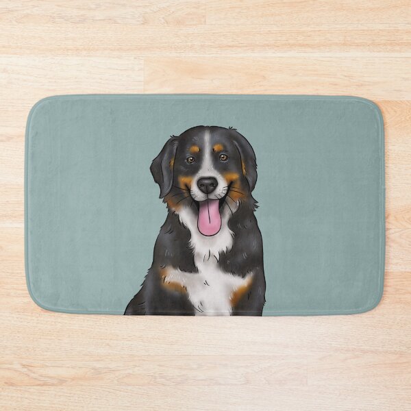 Item preview, Bernese mountain dog illustration designed and sold by Milanicole.