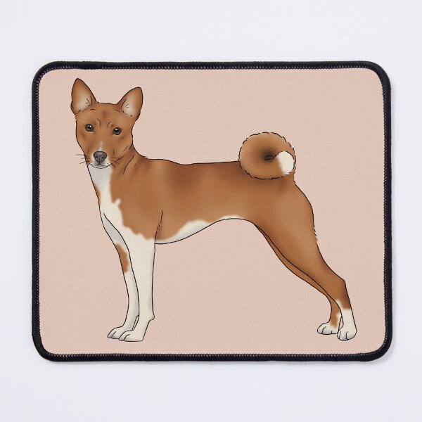 Item preview, Basenji dog illustration designed and sold by Milanicole.