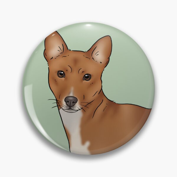 Item preview, Basenji dog illustration designed and sold by Milanicole.