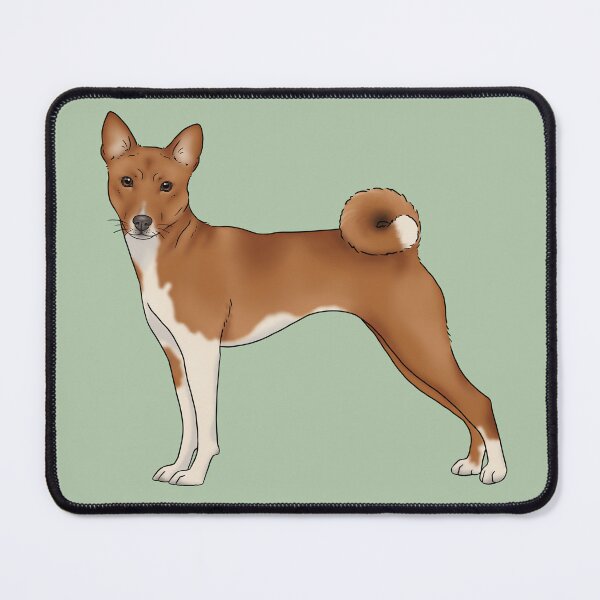 Item preview, Basenji dog illustration designed and sold by Milanicole.