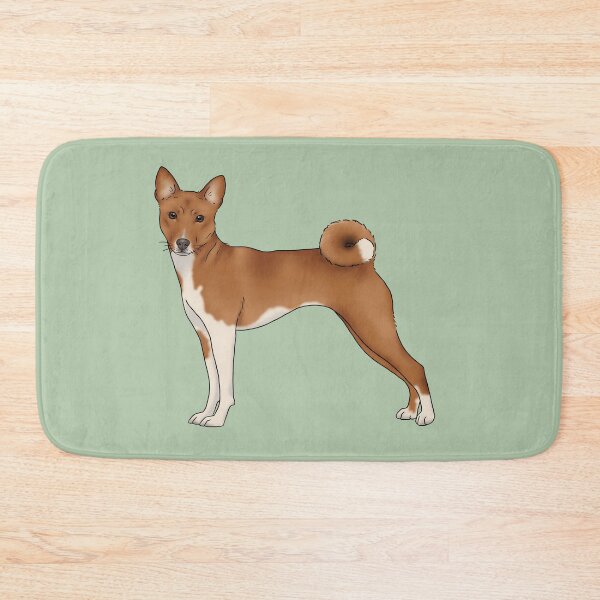 Item preview, Basenji dog illustration designed and sold by Milanicole.