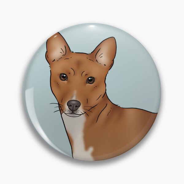 Item preview, Basenji dog illustration designed and sold by Milanicole.