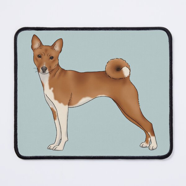 Item preview, Basenji dog illustration designed and sold by Milanicole.