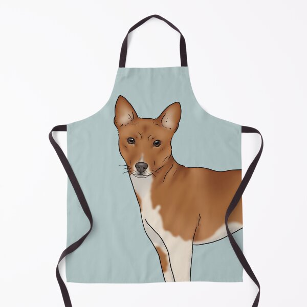 Item preview, Basenji dog illustration designed and sold by Milanicole.