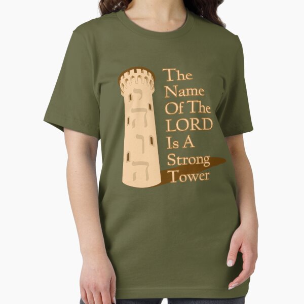 Vista previa del artículo con la obra «Torre fuerte de YHWH», diseñado y vendido por TOHHOTDesigns.
