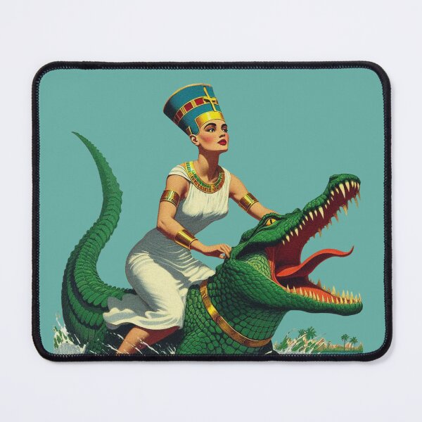 Item preview, Nefertiti & Crocodile designed and sold by BUABUABUA.