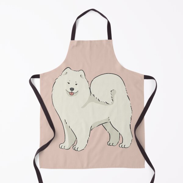 Item preview, Cute Samoyed dog - pastel pink designed and sold by Milanicole.