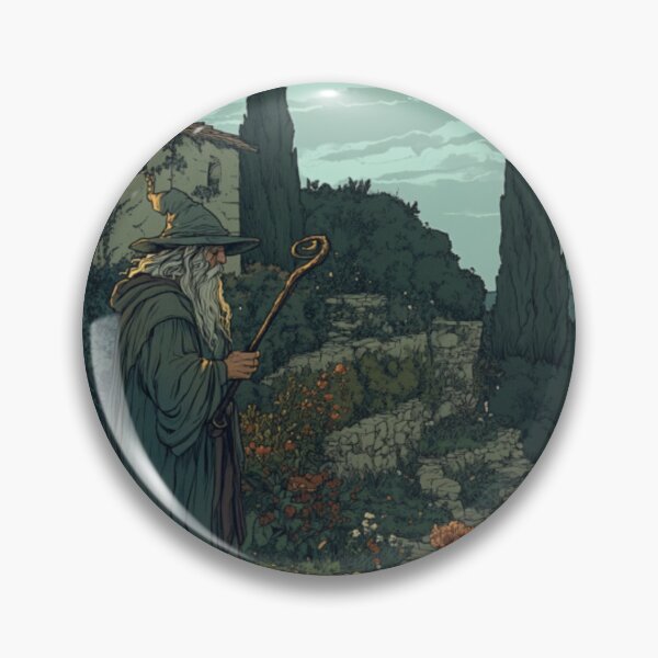 Item preview, Depiction of Wizard Tending to Garden designed and sold by SierraNevada121.