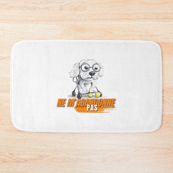 Item preview, Don't Abandon Him – Old Dog with Walker designed and sold by DobermanFans.