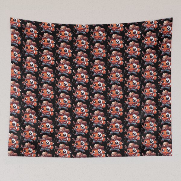 Item preview, Western Rodeo Cowboy Outfit Hat Clownfish Texas Animals designed and sold by Artistoos.
