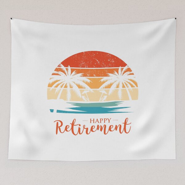 Item preview, Happy retirement designed and sold by Oval Shop.