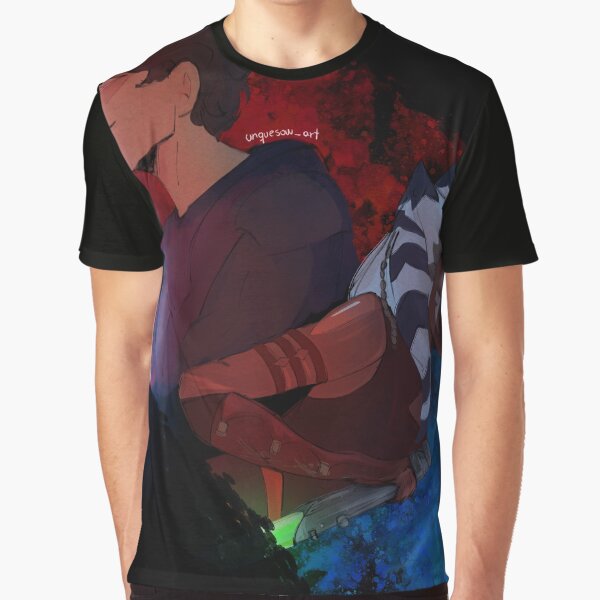 Vista previa del artículo con la obra «anakin y ahsoka», diseñado y vendido por unquesow.