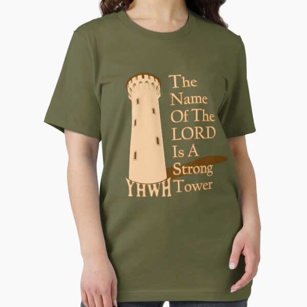 Vista previa del artículo con la obra «Torre fuerte de la Fundación YHWH», diseñado y vendido por TOHHOTDesigns.